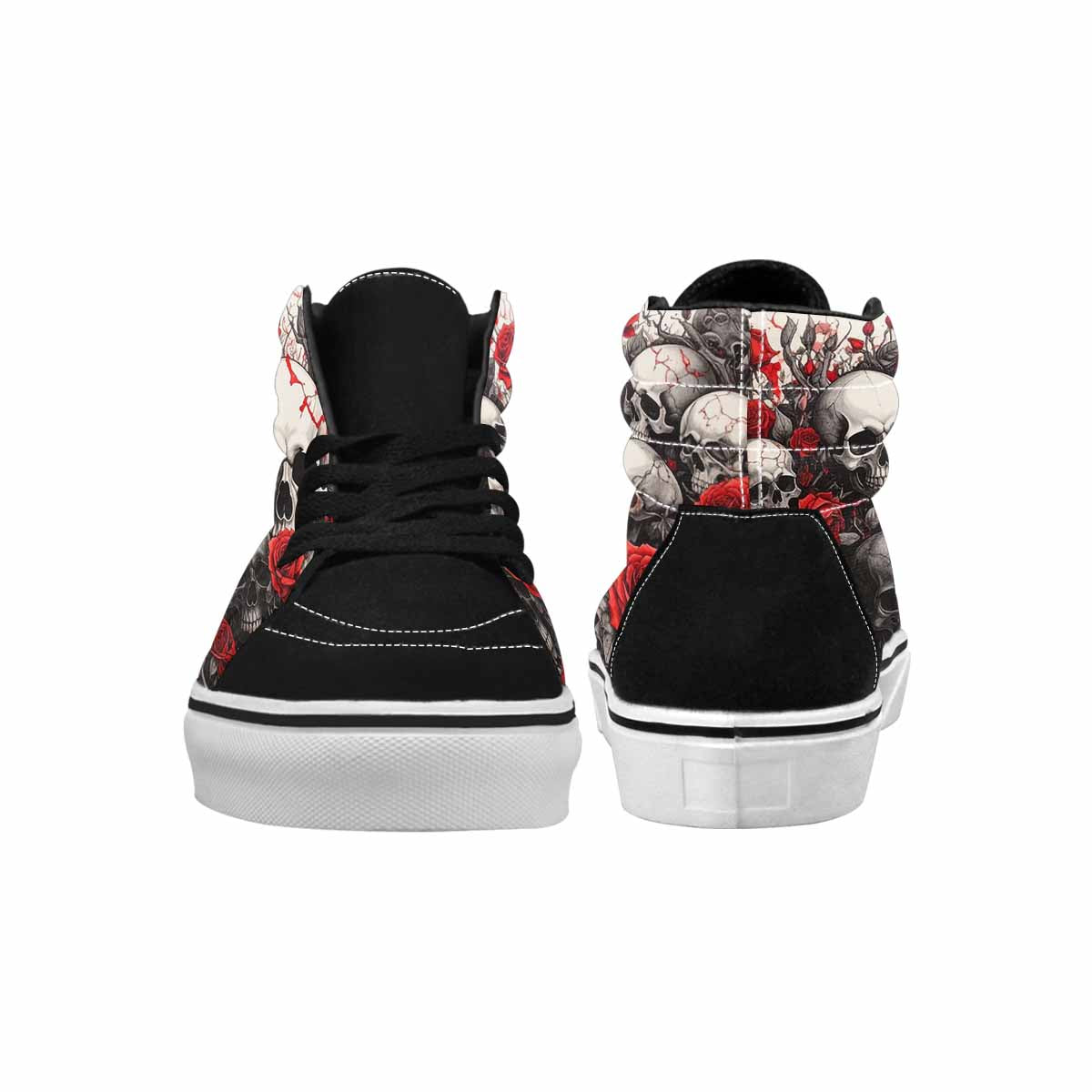 MEN'S Skull Roses High Top Canvas Aesthetic Shoes