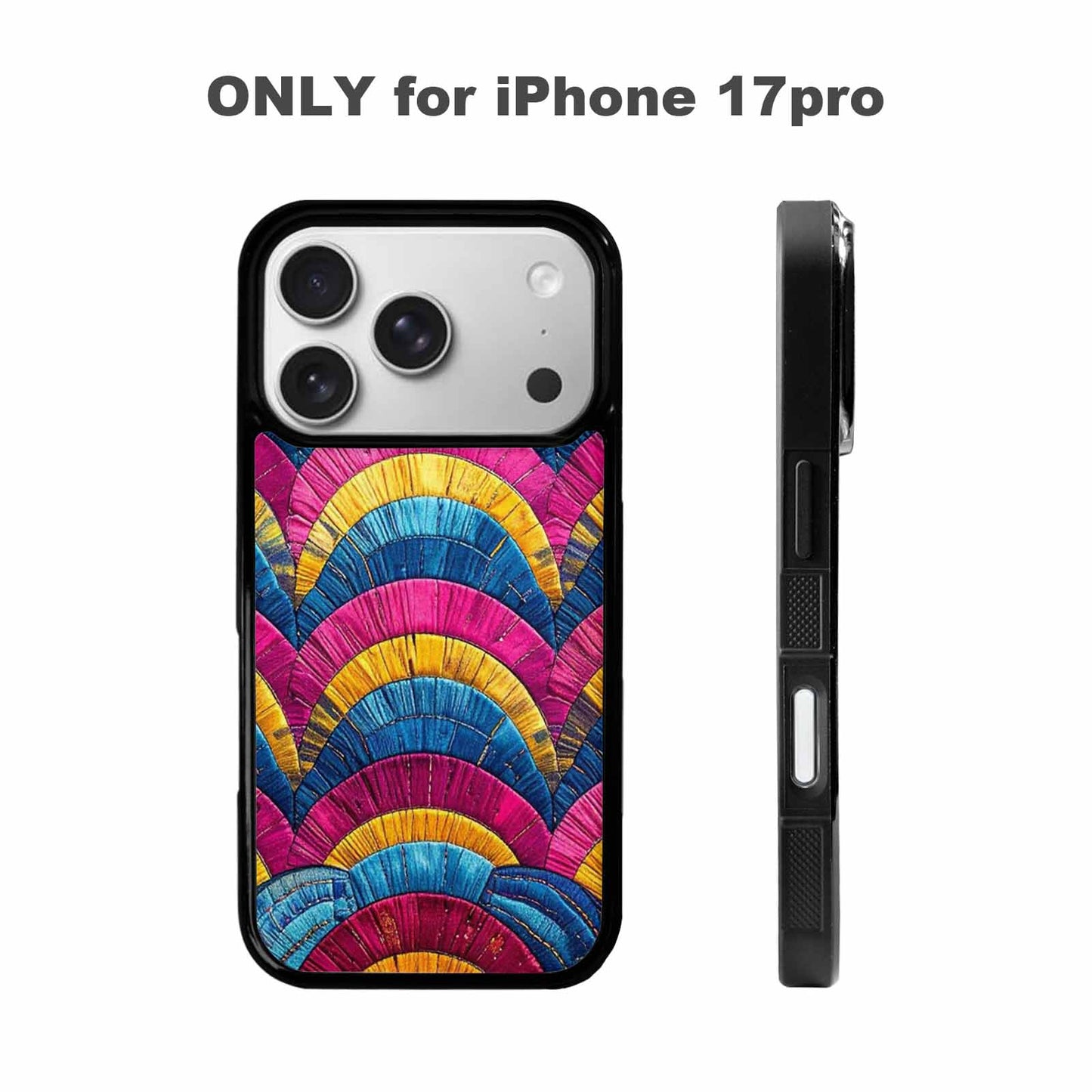 iPhone 17 Pro Case — Vivid Camo Pansexual Pride Camo, Personalized Phone Case