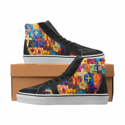 WOMEN'S Jesus High Top Canvas Boutique Grunge Custom Kicks
