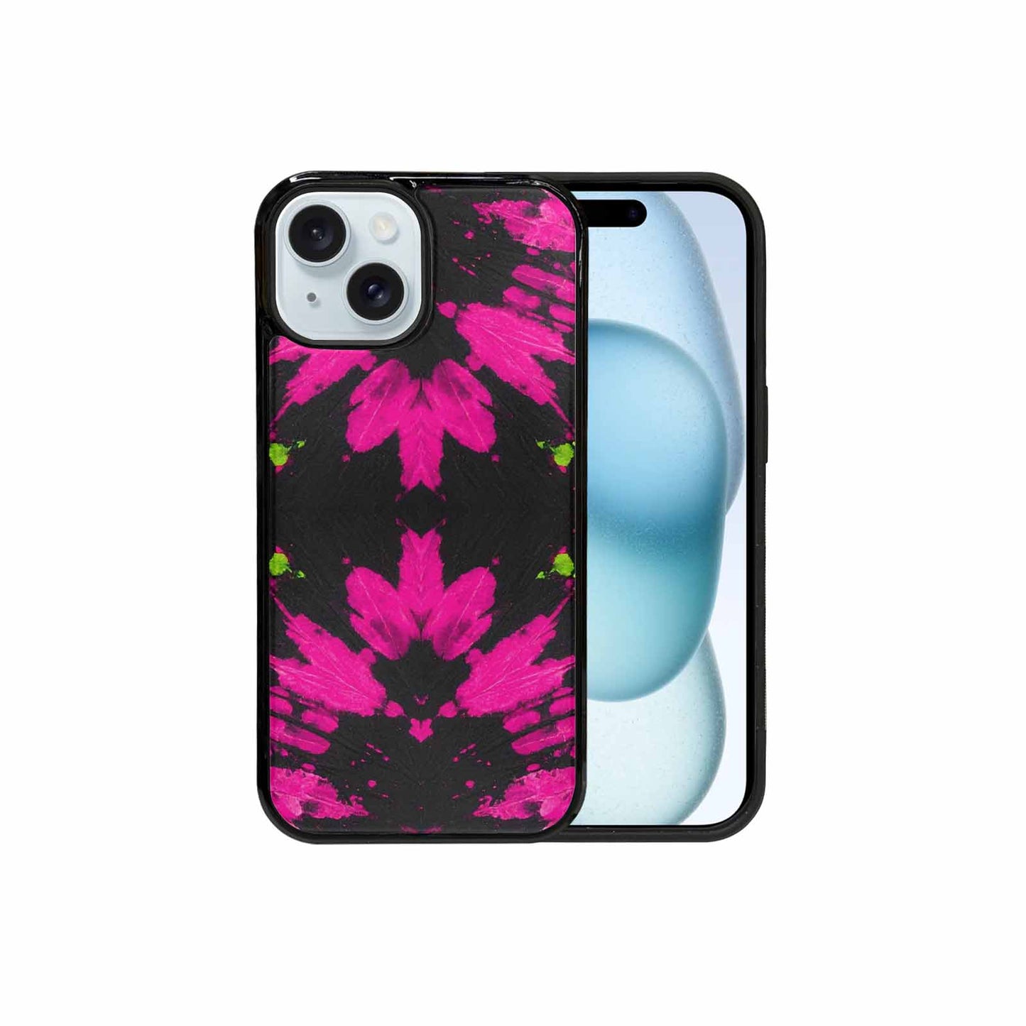iPhone 15 Case — Acid Wash Tie Dye Pattern High, Original Design Phone Case