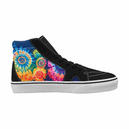 WOMEN'S Tie Dye Mixed Style High Top Canvas Cottagecore Custom Shoes