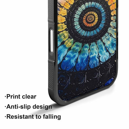 iPhone 17 Case — Tie Dye Swirls (black Tie Dye, Custom Art Phone Cover