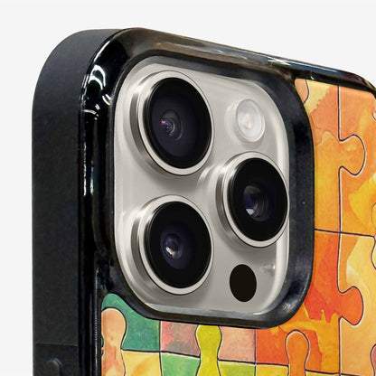 iPhone 15 Pro Max Case — Autism Puzzle Pieces Puzzle Piece Pattern, Custom Printed Phone Case