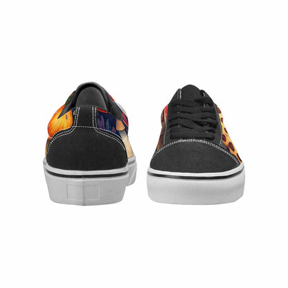 WOMEN'S Mushrooms Lace-Up Canvas Vibrant Chaos Sneakers