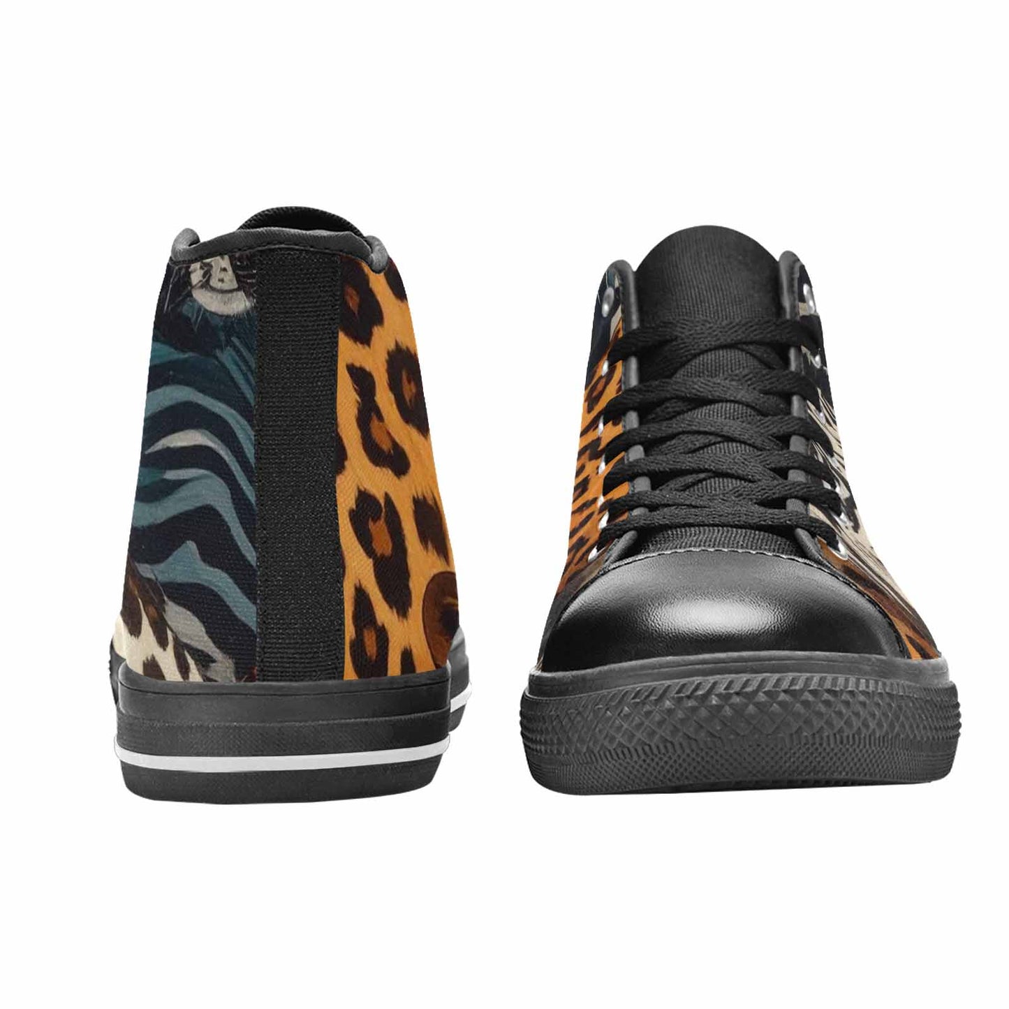 MEN'S Animal Print High Top Canvas Dreamcore Sneakers