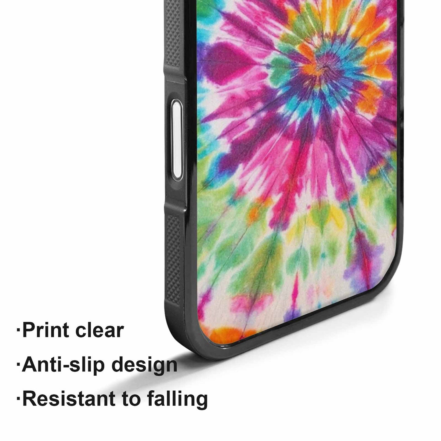 iPhone 17 Case — Tie Dye Rainbow Twist Custom Tie, Custom Designed Case Cover