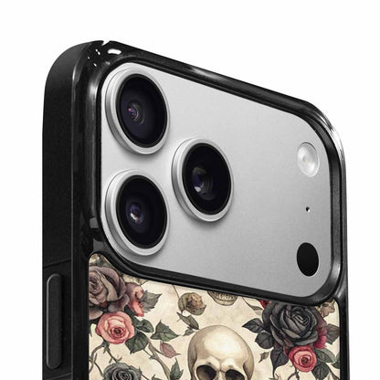iPhone 17 Pro Max Case — Skulls Roses And Skulls Gothic Skulls, Personalized Phone Case
