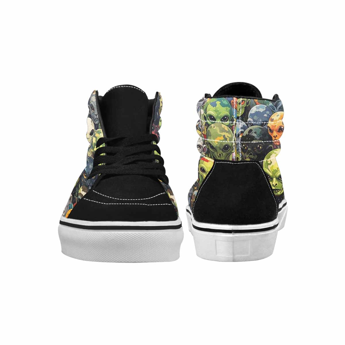 MEN'S Aliens × Camo Aliens High Top Canvas Aesthetic Shoes