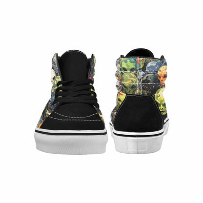 MEN'S Aliens × Camo Aliens High Top Canvas Aesthetic Shoes
