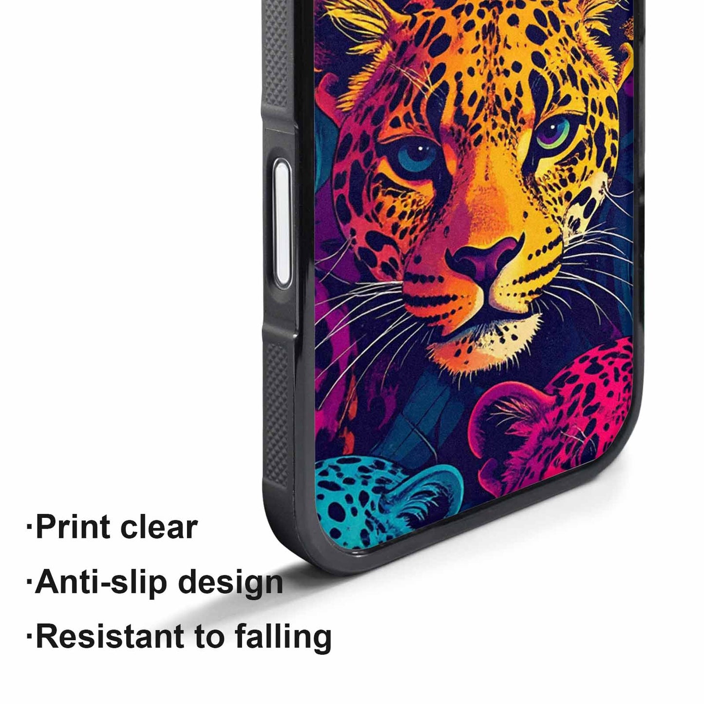 iPhone 17 Air Case — Leopard Print Skull Seamless Pattern Gothic, Custom Phone Case