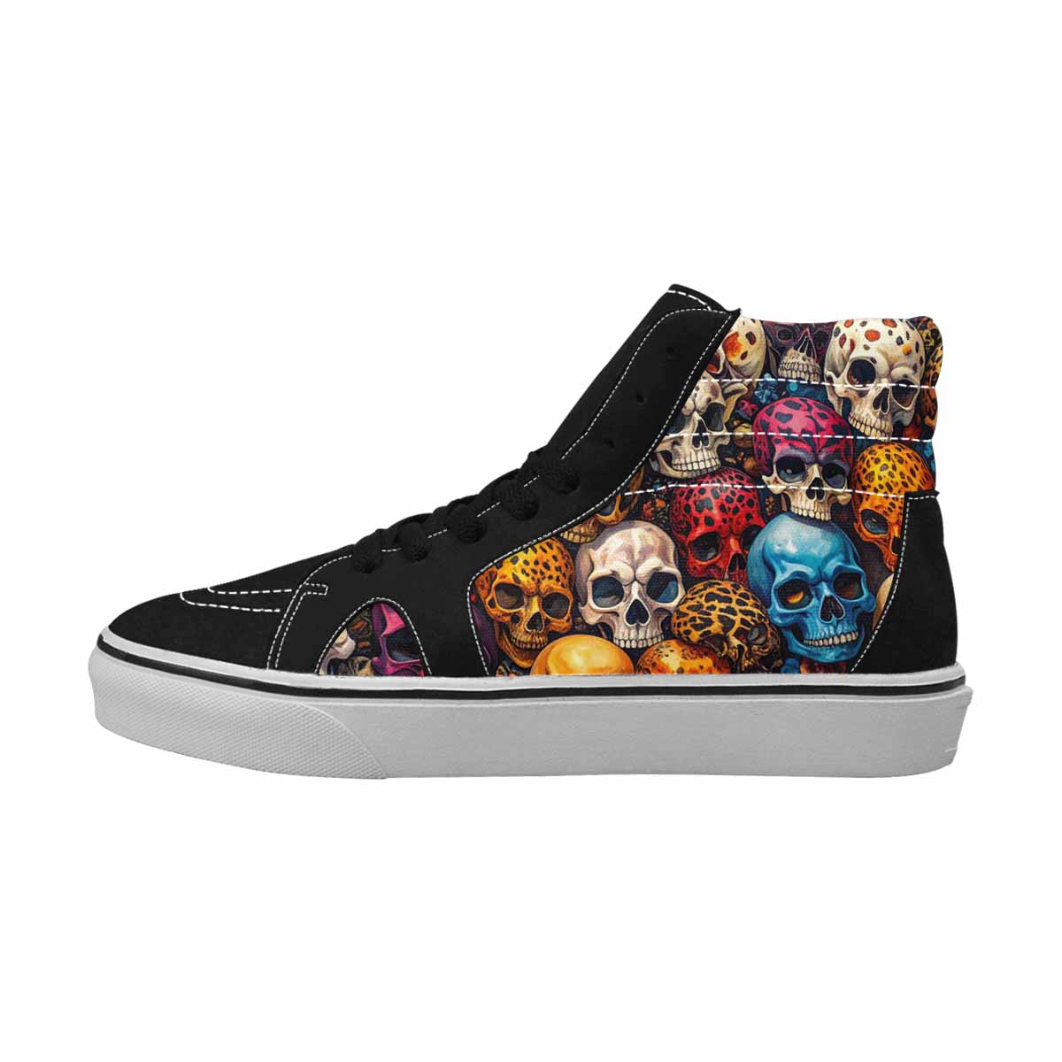MEN'S Skulls High Top Canvas Dreamcore Custom Shoes
