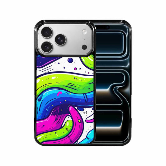 iPhone 17 Pro Max Case — Acid Wash Cartoon Tie Dye, Original Design Phone Case