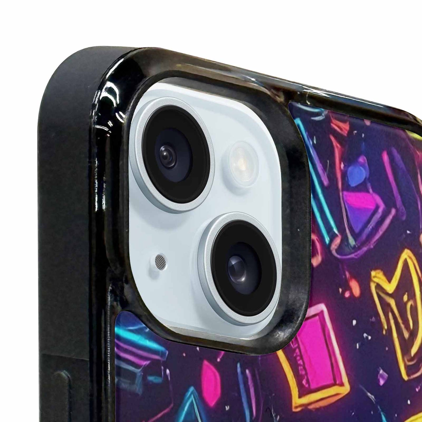 iPhone 15 Plus Case — 80s Retro Motif 80s Retro Motifs, Unique Phone Case Design
