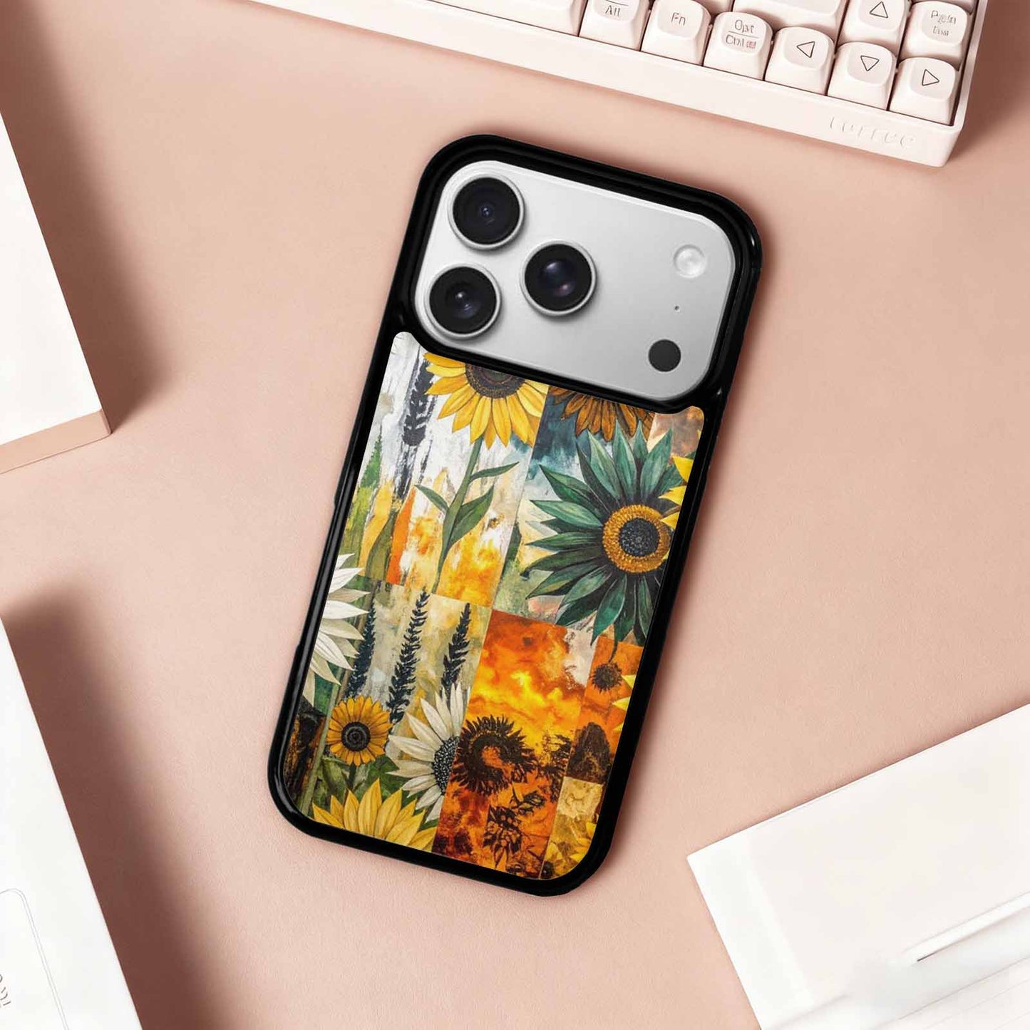 iPhone 17 Pro Case — Blend Melt Them Together Small Floral, Custom Phone Case