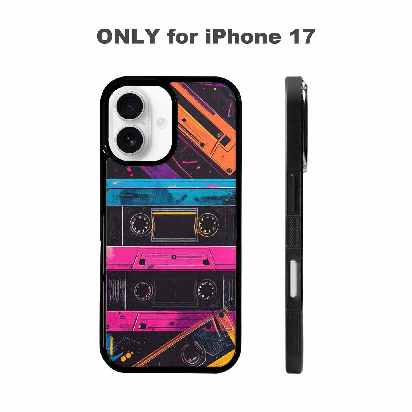 iPhone 17 Case — Seamless Tileable Pattern Of Retro Vintage, Unique Phone Case Design