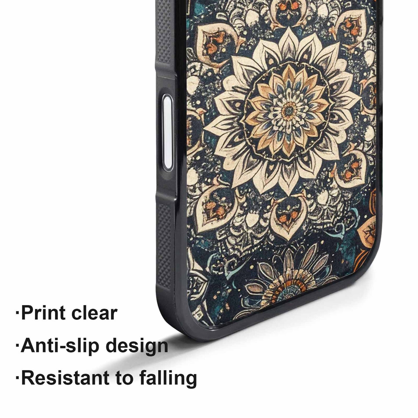 iPhone 17 Air Case — Small Mandala Pattern Randomly Varying Floral, Custom Printed Phone Case