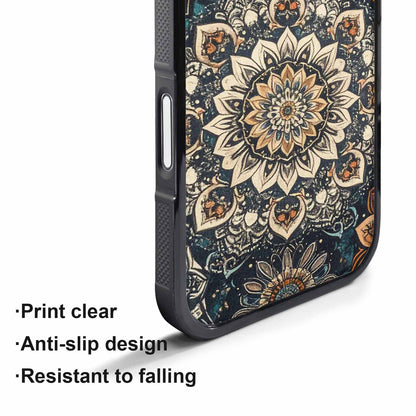 iPhone 17 Air Case — Small Mandala Pattern Randomly Varying Floral, Custom Printed Phone Case