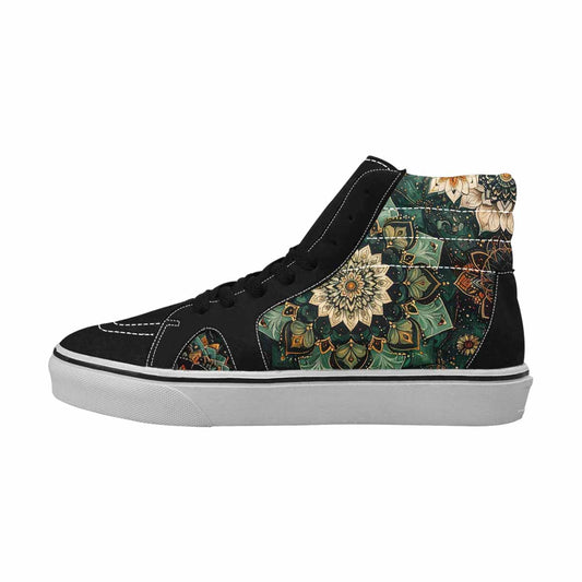 MEN'S Mandala High Top Canvas Grunge Custom Shoes
