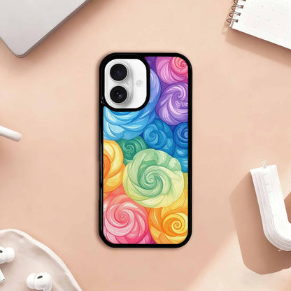 iPhone 17 Case — Tie Dye Swirls Tie Dye, Custom Printed Phone Case