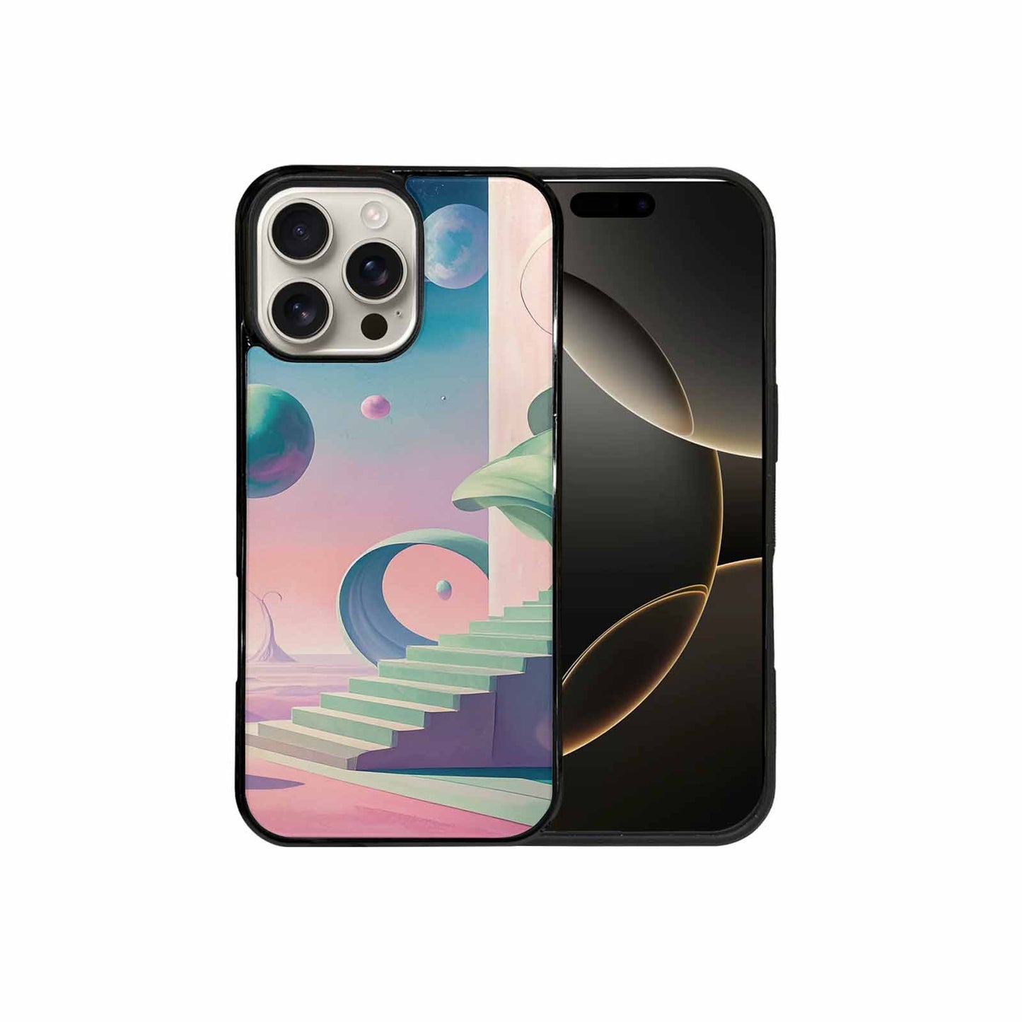 iPhone 16 Pro Max Case — 1930s European Surrealist Art Style Dreamlike, Custom Print Case Cover