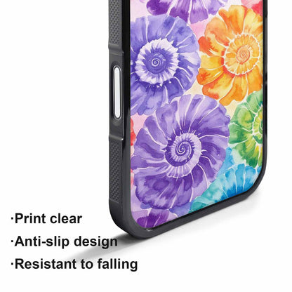 iPhone 17 Pro Case — Small Tie Dye Swirl Pattern Tie, Custom Made Phone Cover
