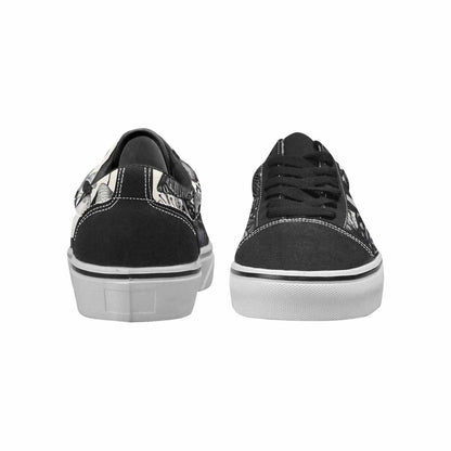 WOMEN'S Mushrooms (general) Lace-Up Canvas Vibrant Chaos Sneakers