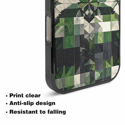 iPhone 16 Pro Max Case — Aromantic Flag Color Theme Small Rainbow, Custom Designed Case Cover