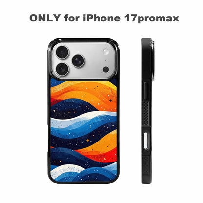 iPhone 17 Pro Max Case — Glossy Winter Wave Cartoon Cute, Unique Phone Case Design