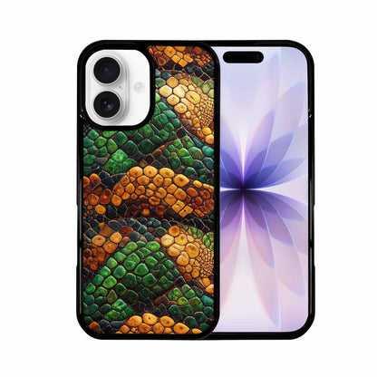 iPhone 17 Case — Small Snake Skin Reptile Original Art, Custom Printed Phone Case