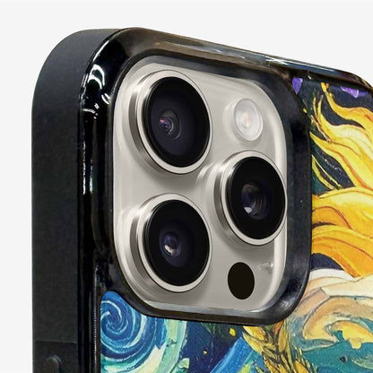 iPhone 16 Pro Max Case — Blend All Versions Together Melting Together, Custom Art Phone Cover