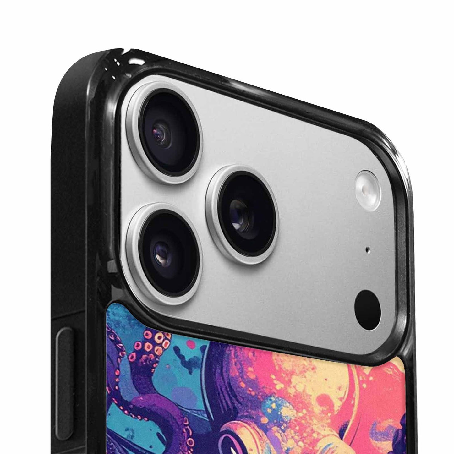 iPhone 17 Pro Max Case — Chrome Cryptid Folklore Original Art, Custom Print Case Cover