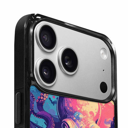 iPhone 17 Pro Max Case — Chrome Cryptid Folklore Original Art, Custom Print Case Cover