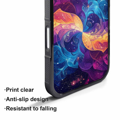 iPhone 17 Air Case — Rose Galaxy Art Seamless Pattern Galaxy, Custom Art Phone Cover