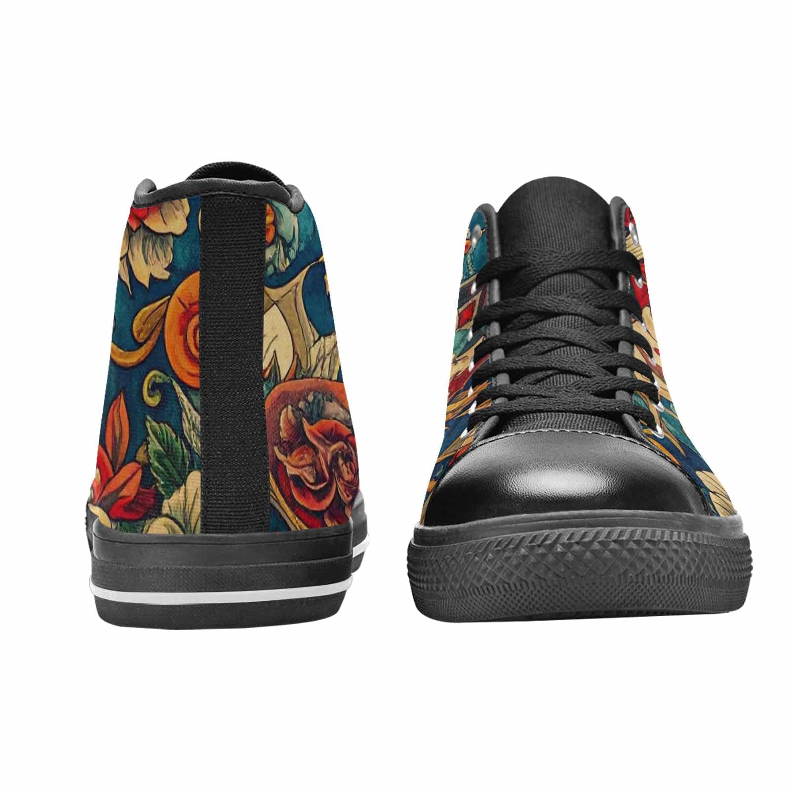 MEN'S Old School Tattoo High Top Canvas Grunge Sneakers