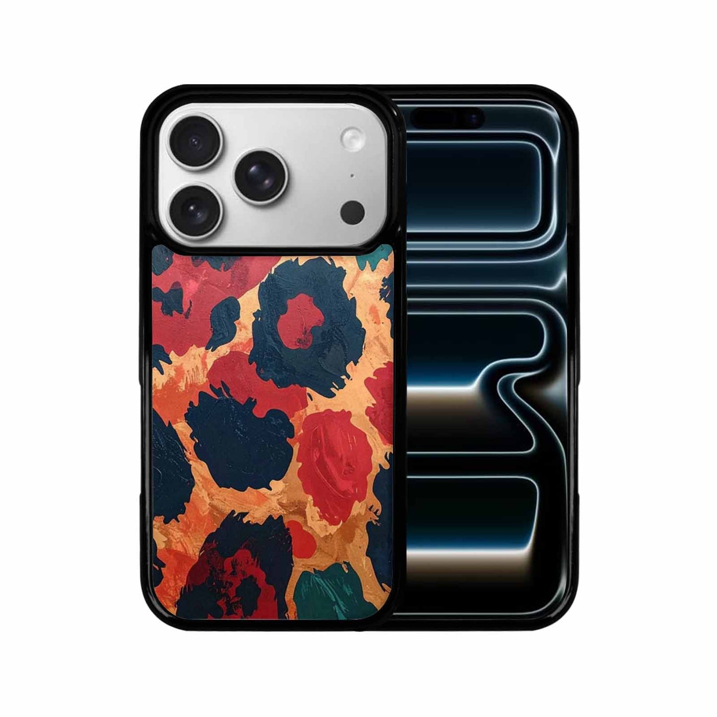 iPhone 17 Pro Case — Leopard Wallpaper Print Animal Print, Custom Phone Case