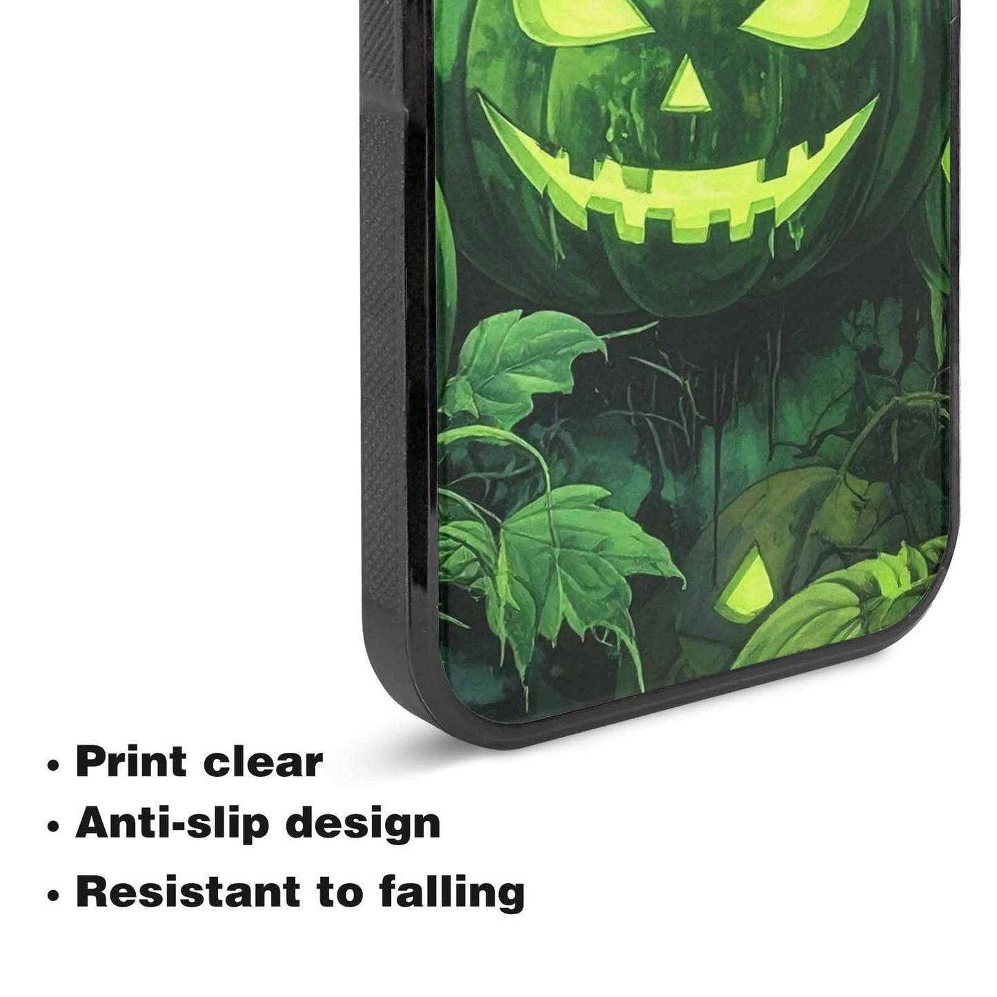 iPhone 15 Case — Halloween Glowing Jackolantern, Customized Protective Case
