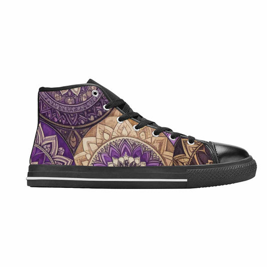 WOMEN'S Mandala High Top Canvas Dreamcore Custom Sneakers