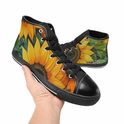 WOMEN'S Blend Melt Them High Top Canvas Neon Fantasy Custom Shoes