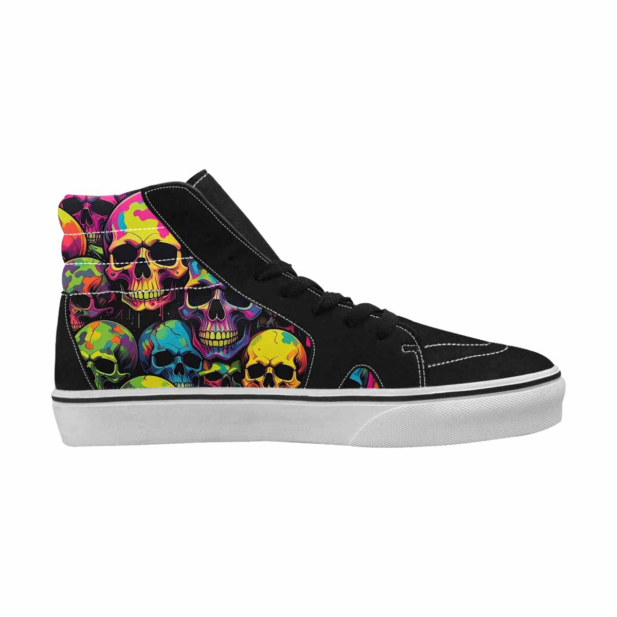 WOMEN'S Camo High Top Canvas Streetwear Wallpaper Art Custom Canvas Shoes