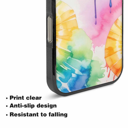 iPhone 16 Pro Max Case — Dripping Tie Dye Spiral, Custom Designed Case Cover