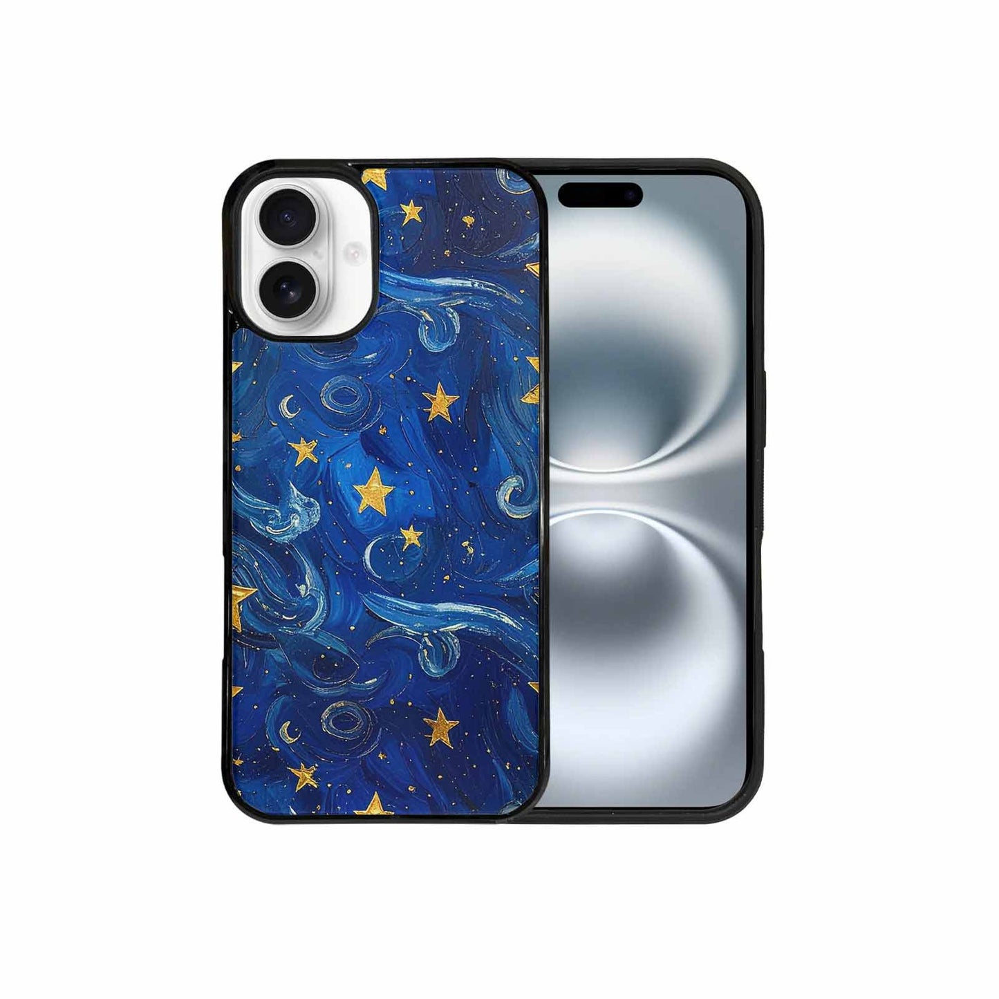 iPhone 16 Plus Case — Starry Night Galaxy, Custom Print Case Cover
