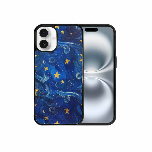 iPhone 16 Plus Case — Starry Night Galaxy, Custom Print Case Cover