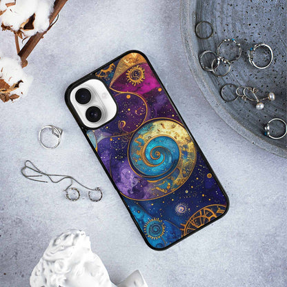 iPhone 16 Plus Case — Steampunk Galaxy Custom, Personalized Phone Case