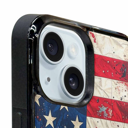 iPhone 15 Case — American Flag Stars And Stripes Motif, Custom Phone Case
