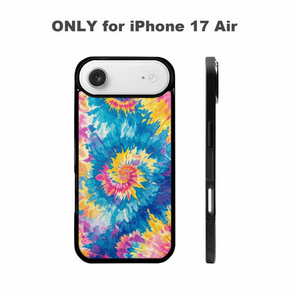 iPhone 17 Air Case — Small Tie Dye Swirl Pattern Tie, Customized Protective Case