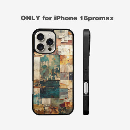 iPhone 16 Pro Max Case — Distressed Grunge Texture Pattern Hundreds Of, Custom Art Phone Cover