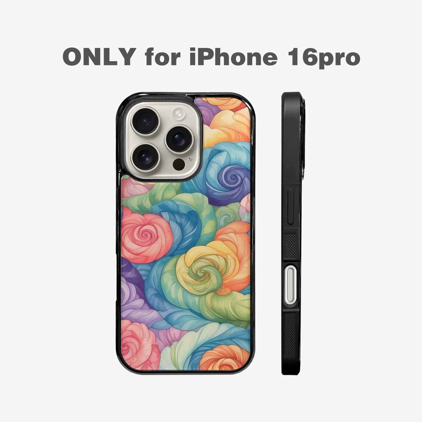 iPhone 16 Pro Case — Tie Dye Swirls Tie Dye Swirls, Unique Phone Case Design