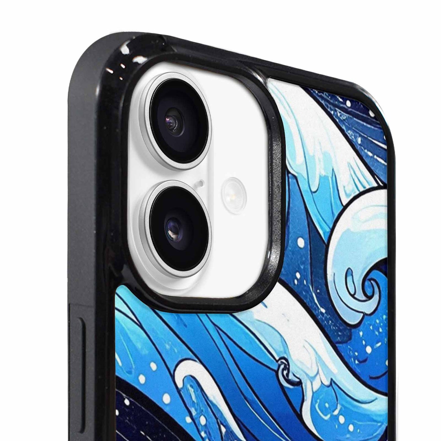 iPhone 17 Case — Glossy Winter Wave Cartoon Cute, Custom Made Phone Cover