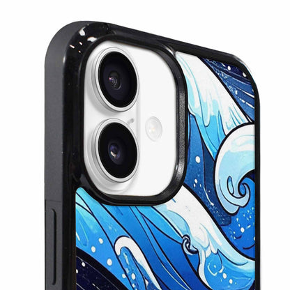 iPhone 17 Case — Glossy Winter Wave Cartoon Cute, Custom Made Phone Cover