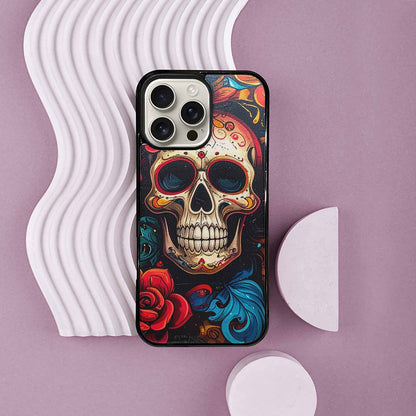 iPhone 16 Pro Max Case — Graffiti Skull, Personalized Phone Case